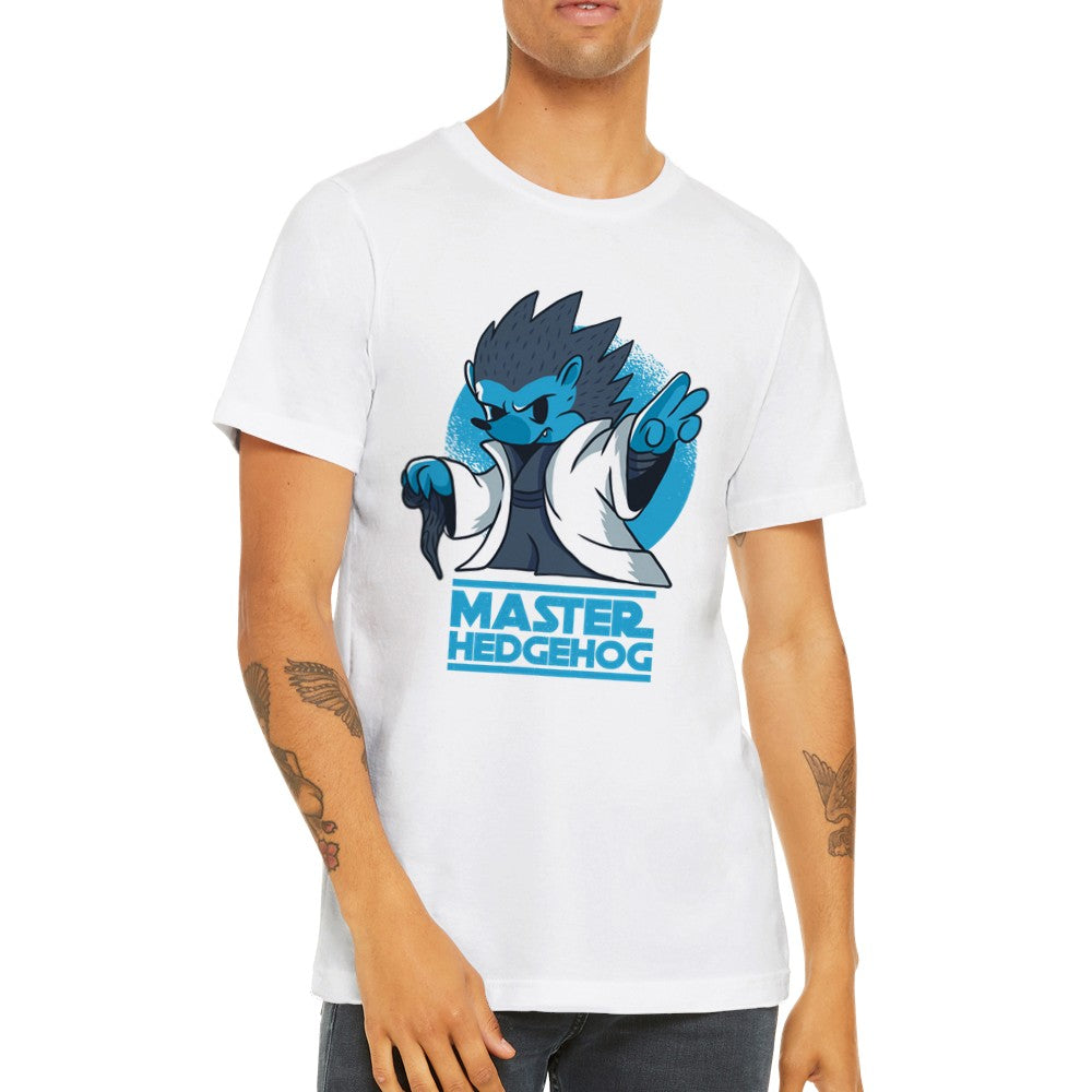 Quote T-shirt - Funny Designs Artwork - Master Hedgehog Premium Unisex T-shirt