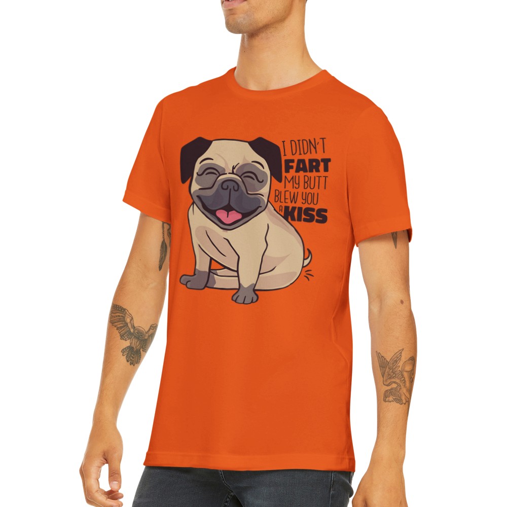 T-Shirt mit Spruch – Lustige Designs – Französische Bulldogge I Didnt Fart Premium T-Shirt