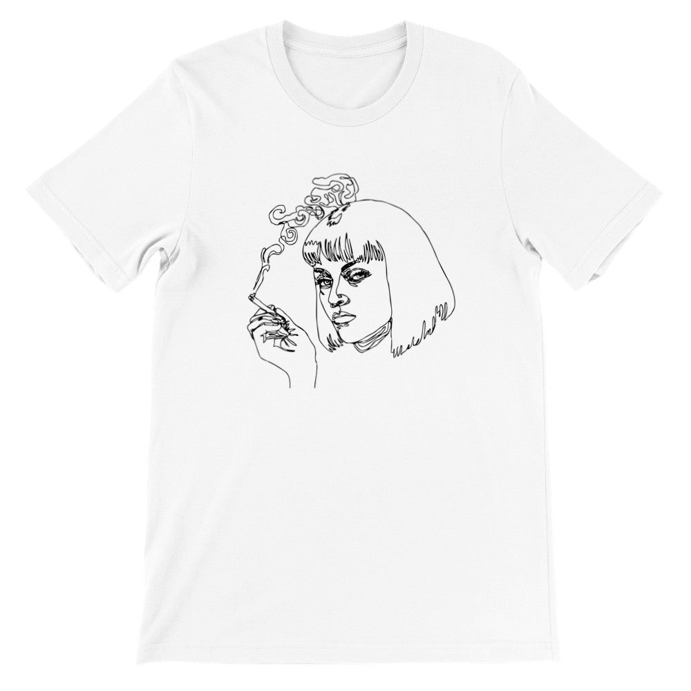 T-Shirt - Fiktionsgrafik - Mia Drawing Premium Unisex T-Shirt 