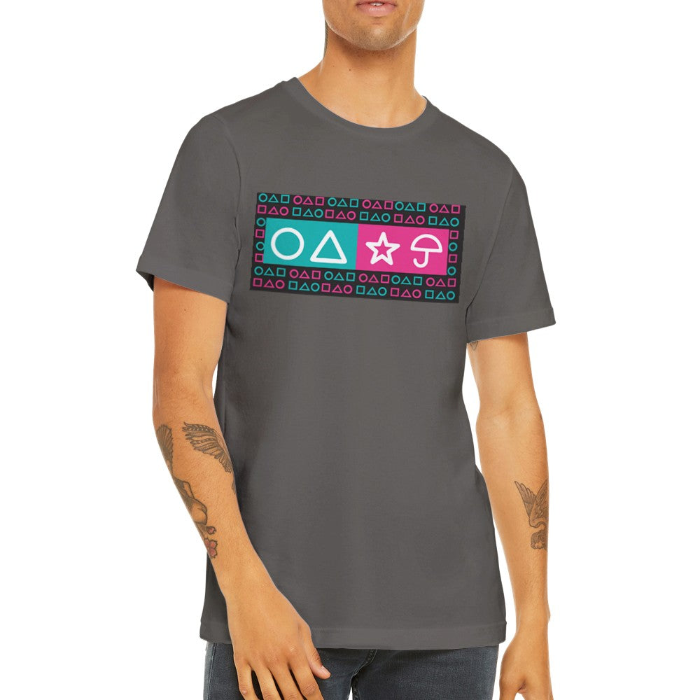 T-Shirts - Squid Game Sign Artwork Premium Unisex T-Shirt