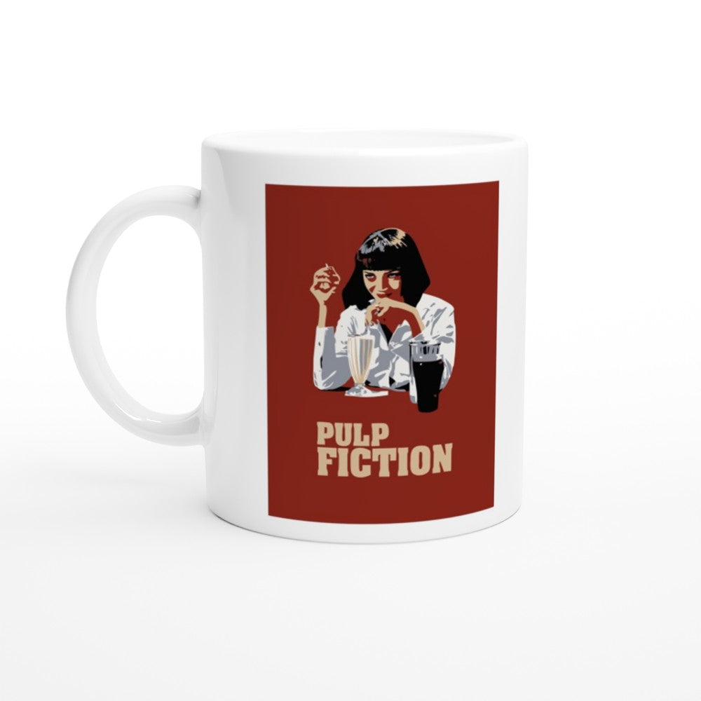 Becher-Film - Fiktion - Milchshake-Grafik Mia Wallace