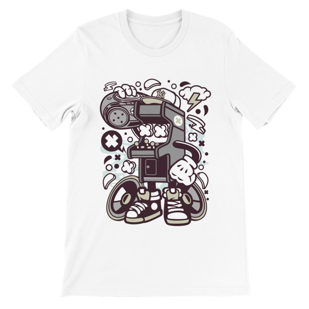 Gaming-T-Shirt - Arcade-Spiel Boombos Premium-Unisex-T-Shirt