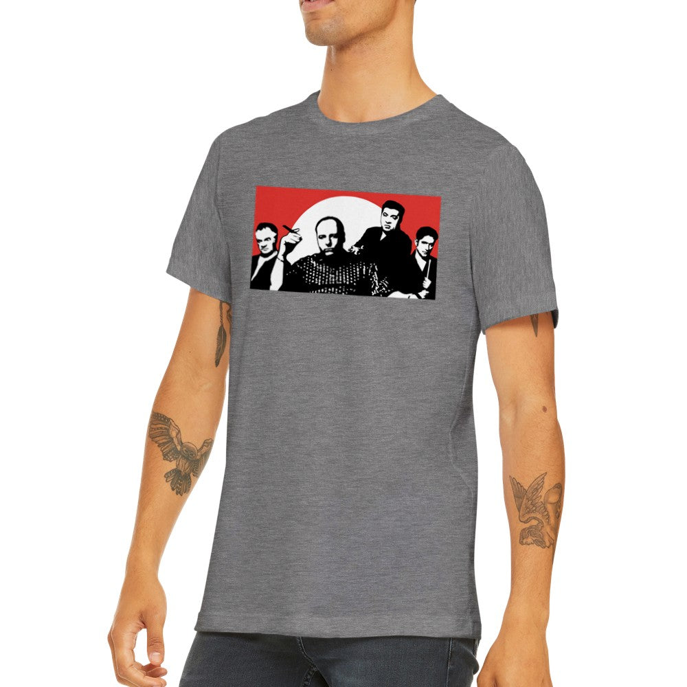 T-shirt -Mobster Gangsta Artwork - The Family Premium Unisex Crewneck T-shirt