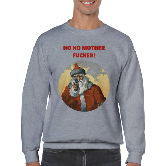 Sweatshirt - Bad or Good Santa - Classic Unisex Crewneck Sweatshirt