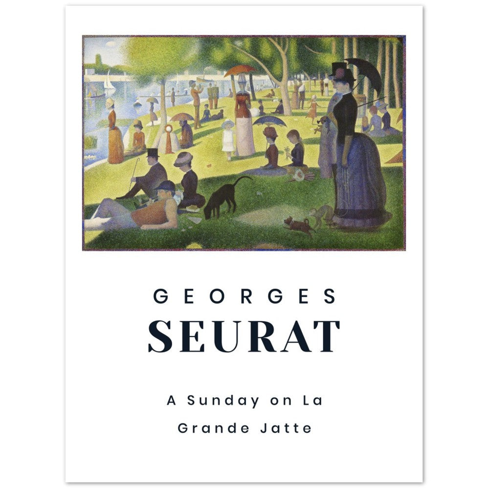 Poster - A Sunday On La Grande Jatte (1884) - Original from The Art Institute of Chicago