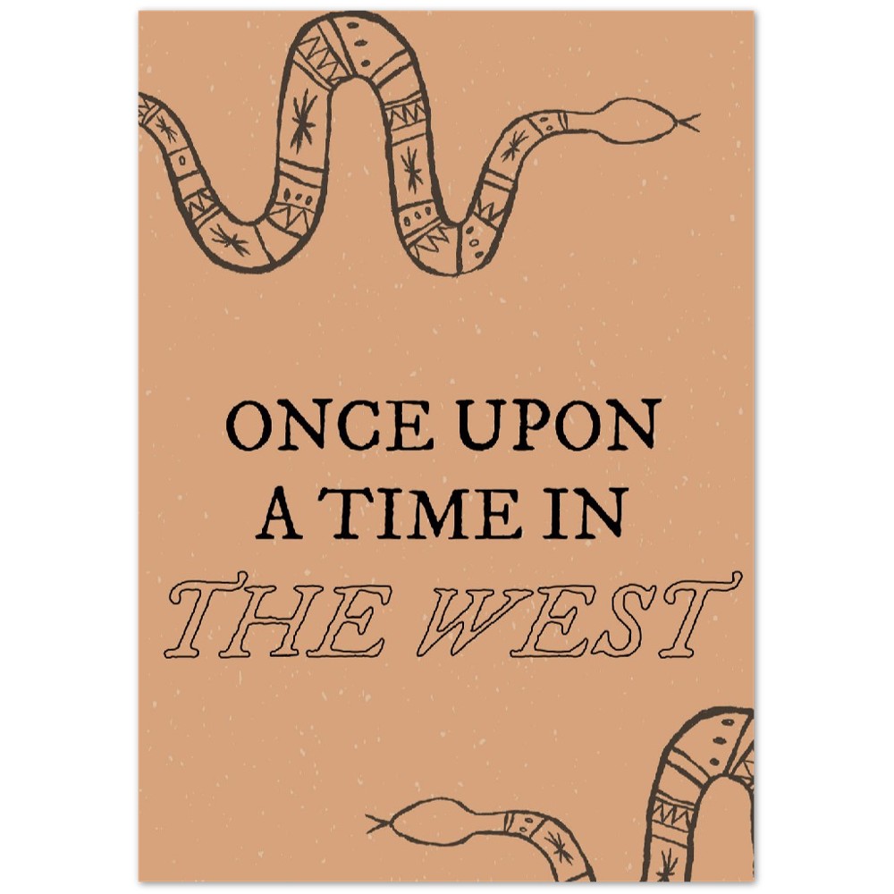 Plakat - Retro Americana - Once Upon A Time In The West