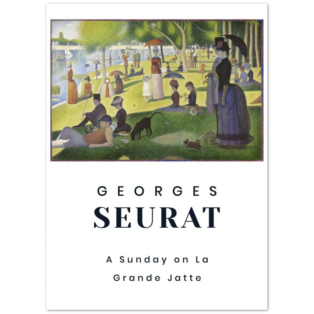 Poster - A Sunday On La Grande Jatte (1884) - Original from The Art Institute of Chicago