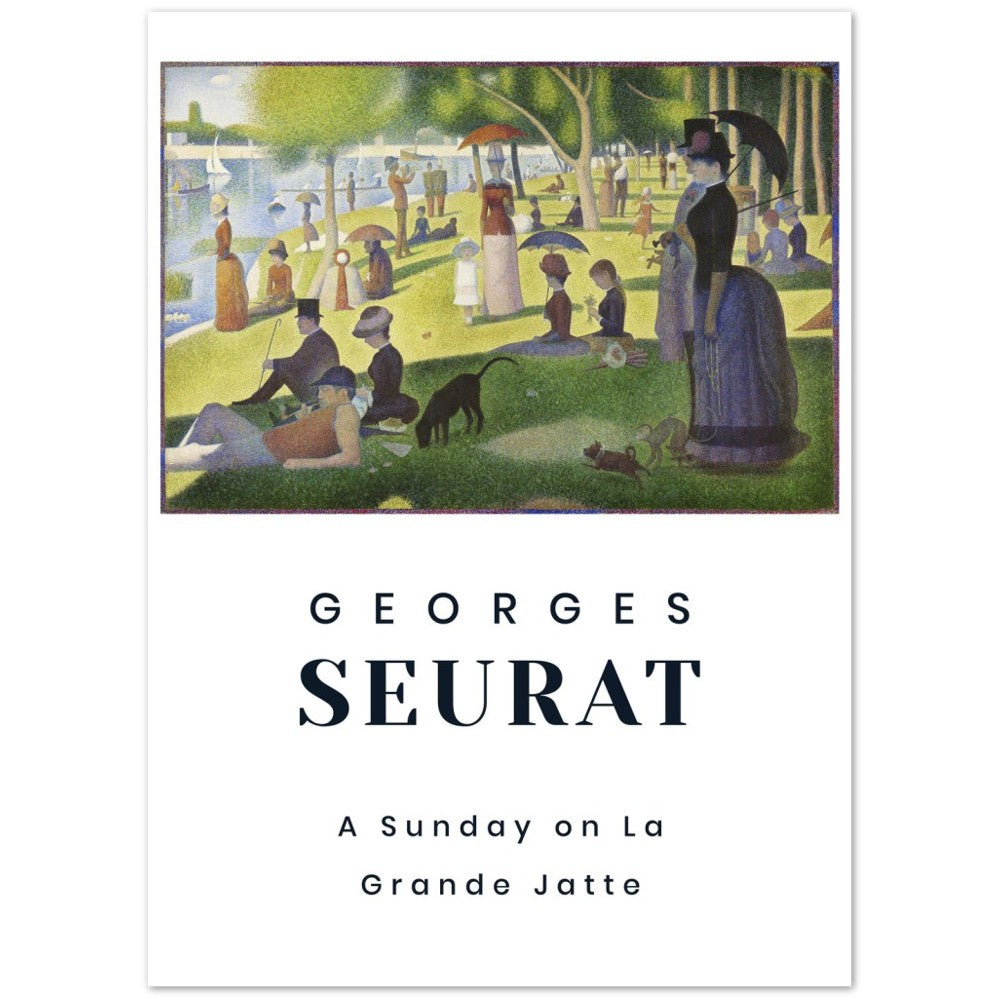 Plakat - A Sunday On La Grande Jatte (1884) - Original fra The Art Institute of Chicago