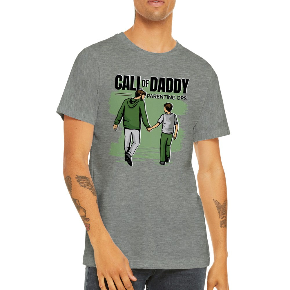 Quote T-shirt - For Dad - Call Of Daddy Gaming Premium Unisex T-shirt