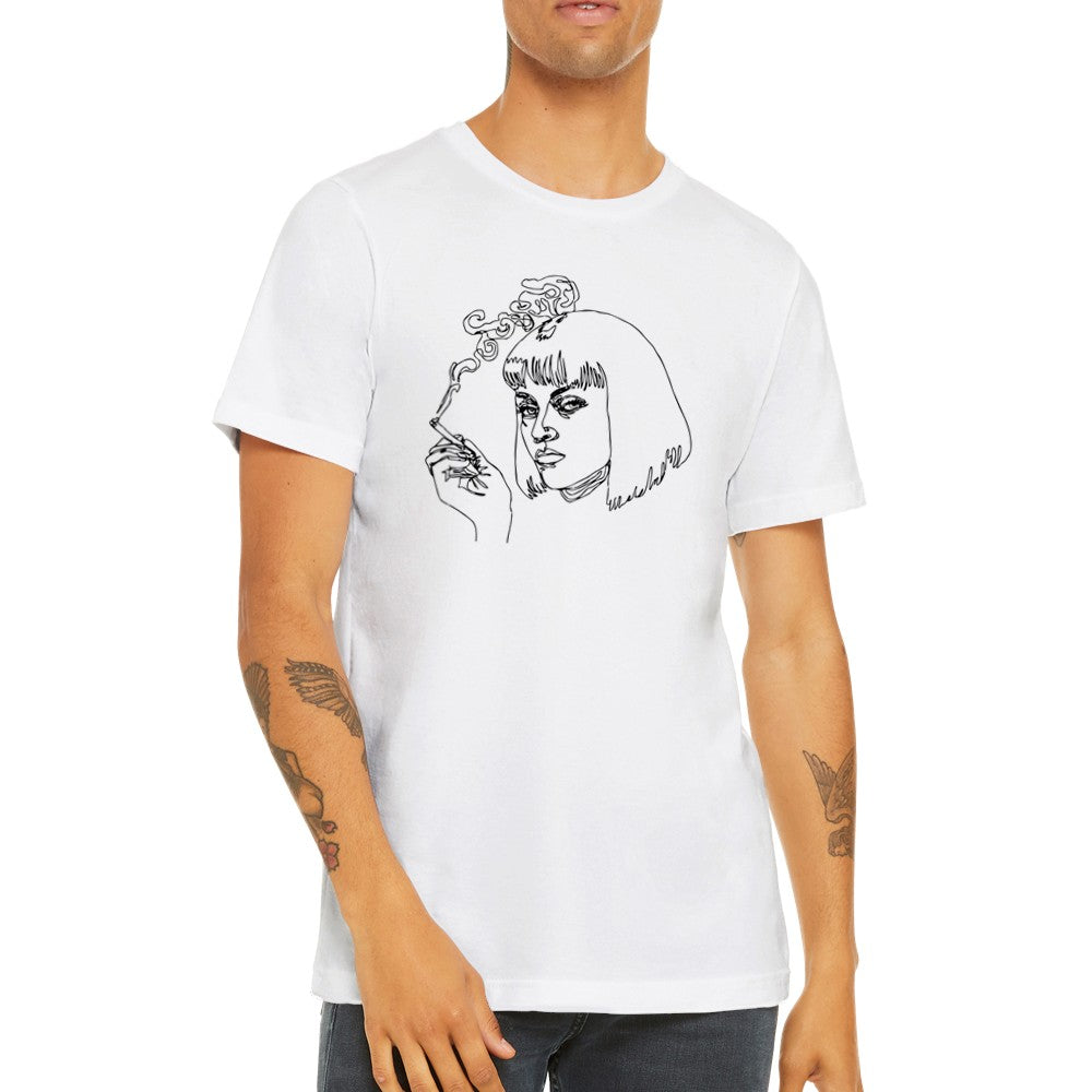 T-Shirt - Fiktionsgrafik - Mia Drawing Premium Unisex T-Shirt 