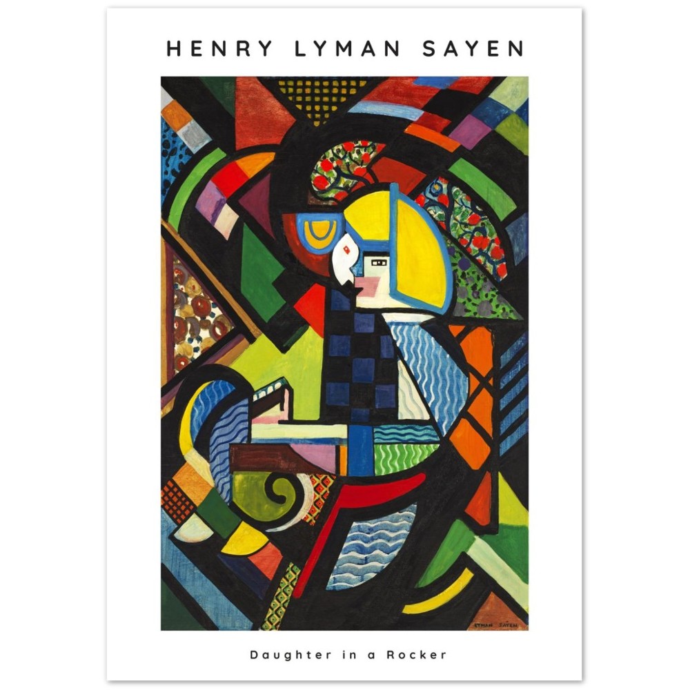 Plakat Henry Lyman Sayen Daughter In A Rocker Klassisk Mat Plakat Papir