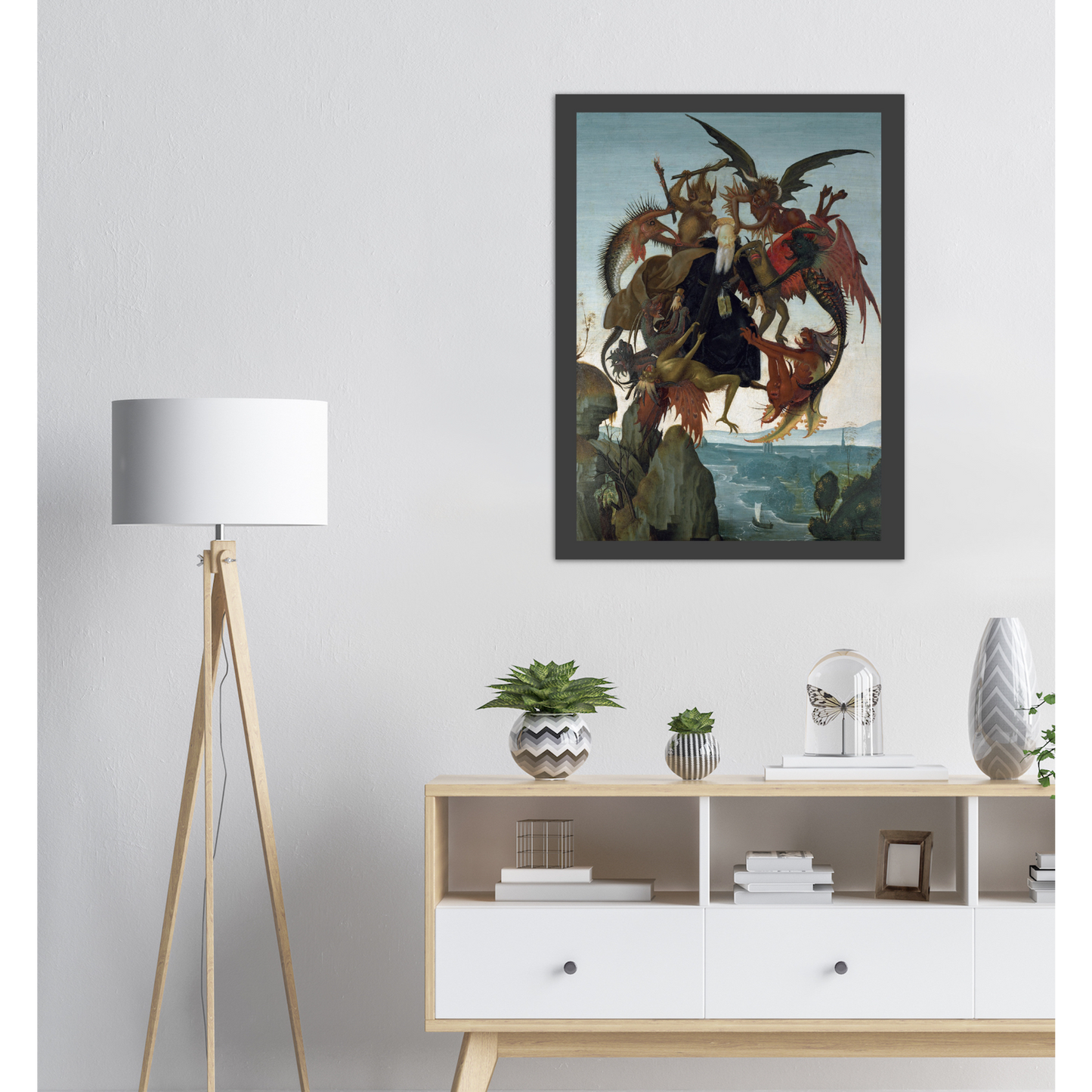 Poster - Michelangelo Buonarroti's The Torment of Saint Anthony - Premium Matte Poster Paper