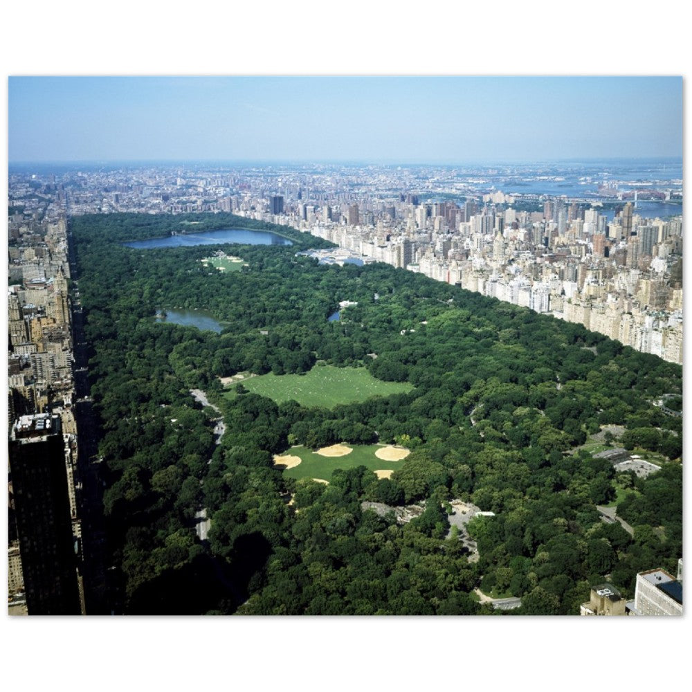 Plakat - New York Luftfoto af Central Park af Carol M. Highsmith - Premium Mat Papir