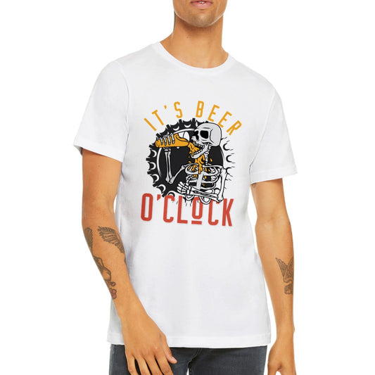 Sjove T-shirts - Øl - Its Beer Oclock - Premium Unisex T-shirt