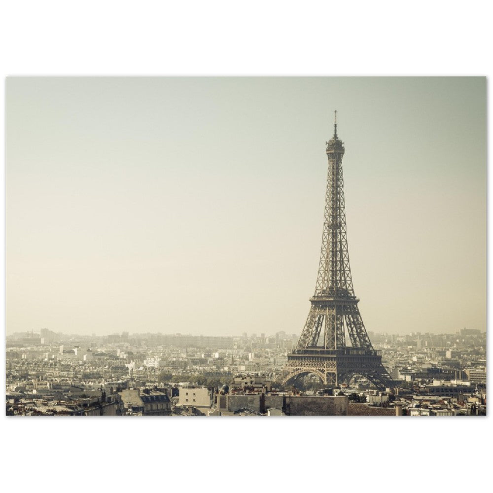 Poster – Eiffelturm Paris The Grey Tone – Hochwertiges mattes Papier