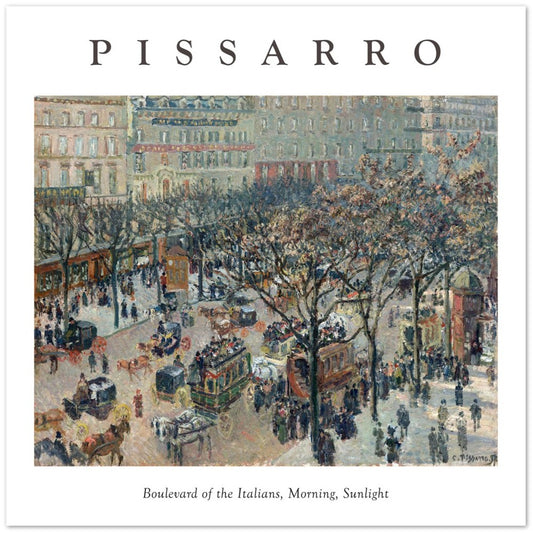Poster - Camille Pissarro Boulevard der Italiener