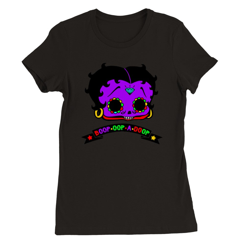 T-Shirt - Betty Boop Zombie nicht mehr so ​​hübsch Kunstwerk - Premium Damen T-Shirt 