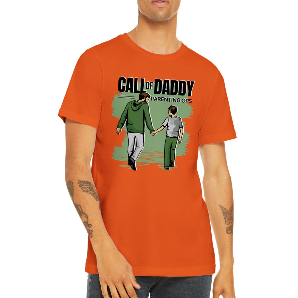 Quote T-shirt - For Dad - Call Of Daddy Gaming Premium Unisex T-shirt