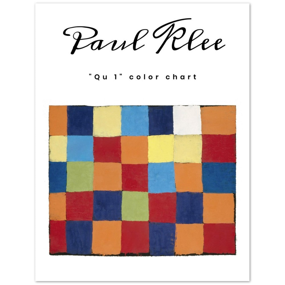 Plakat - Paul Klee "Qu 1" (1930) - Original fra the Kunstmuseum Basel Museum