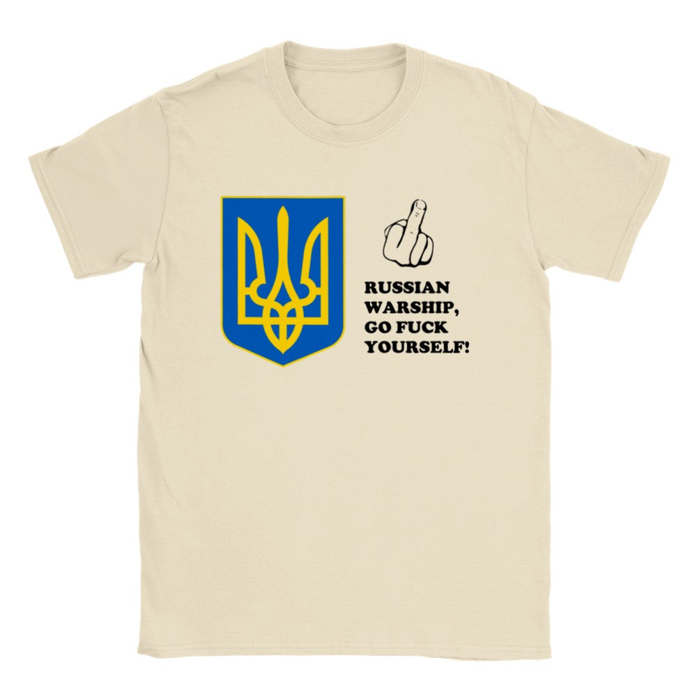 Ukraine T-shirt - Russian Warship Go F*** Yourself - Classic Unisex T-shirt 