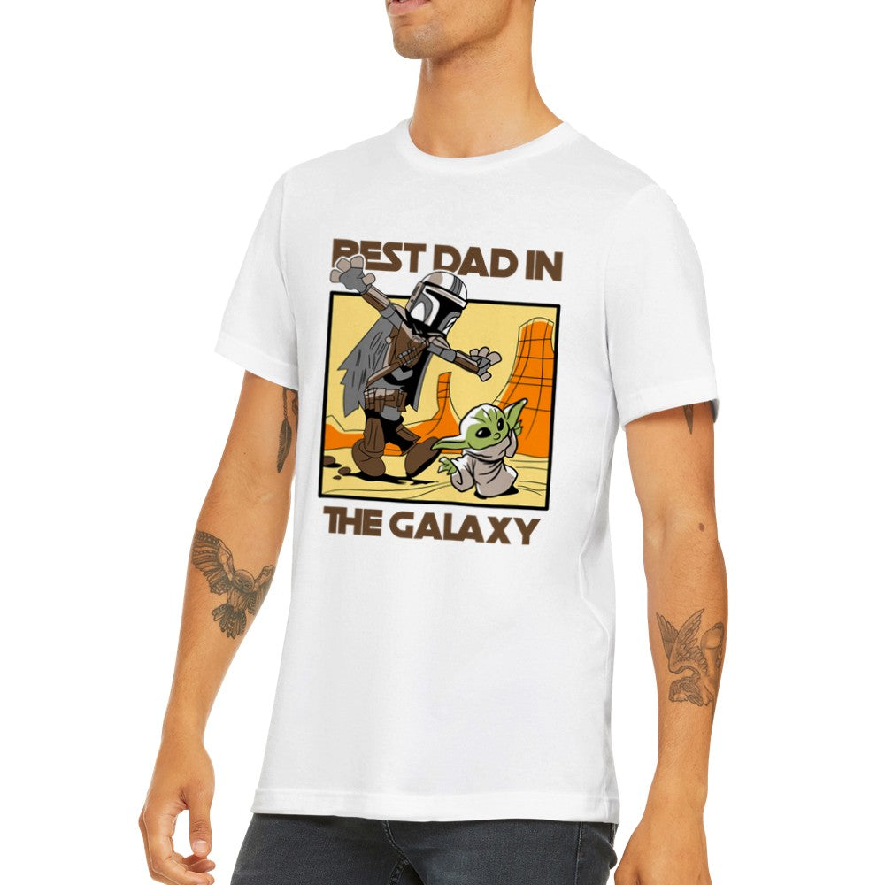 T-shirt - Funny Designs - Best Dad In The Galaxy Premium Unisex T-shirt