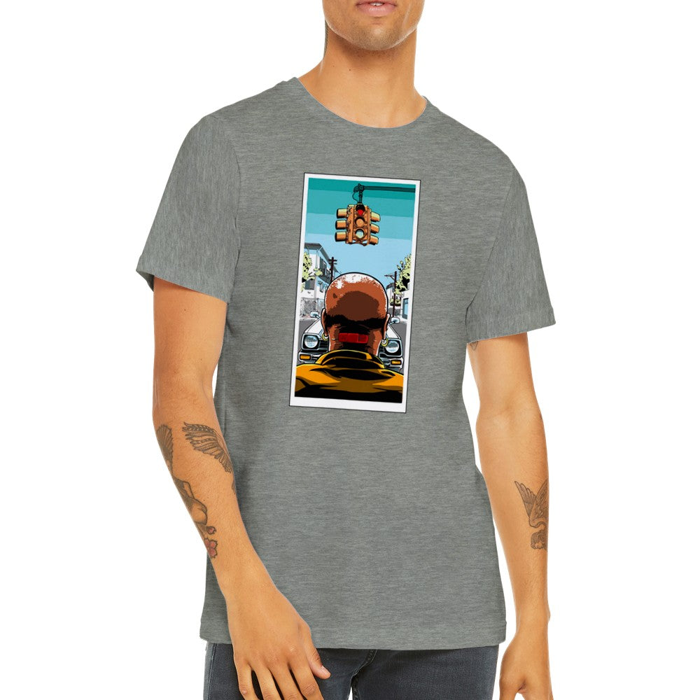T-Shirt - Fiction Artwork - Marsellus Straßenlaterne Premium Unisex T-Shirt