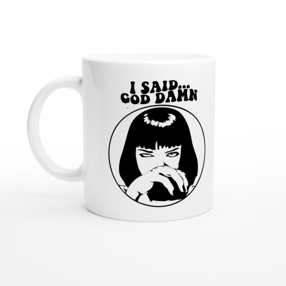 Becher-Film - Fiktion - Mia Wallace sagte ich gottverdammte Grafik