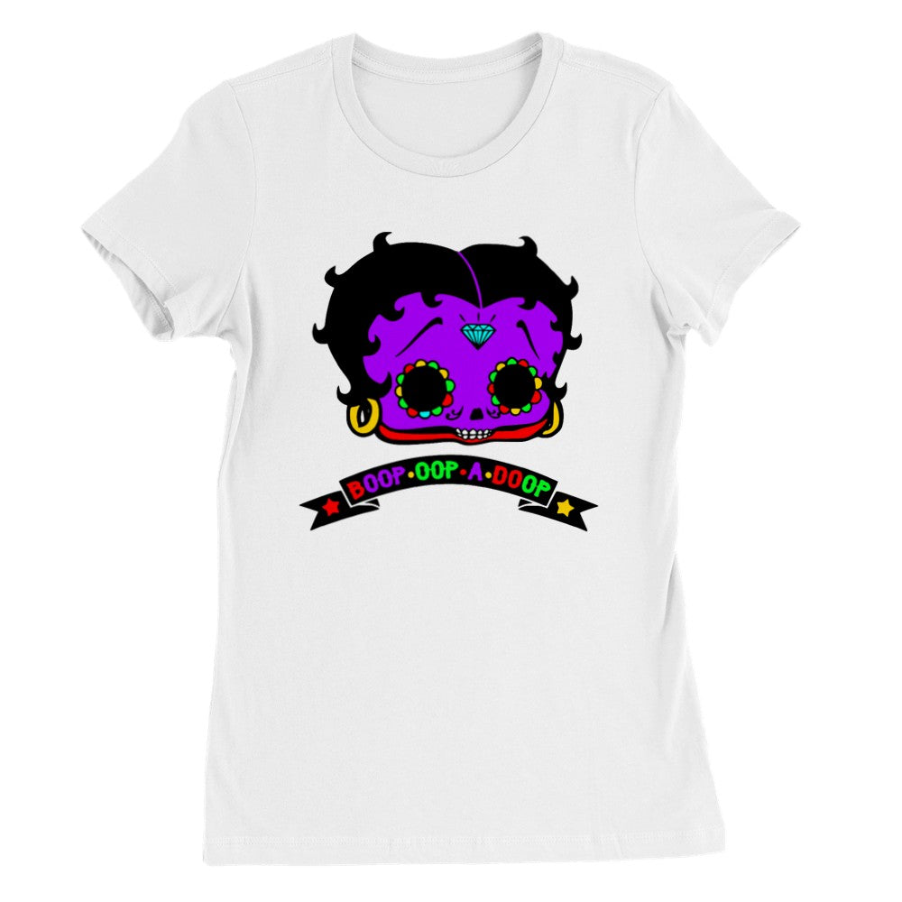 T-Shirt - Betty Boop Zombie nicht mehr so ​​hübsch Kunstwerk - Premium Damen T-Shirt 