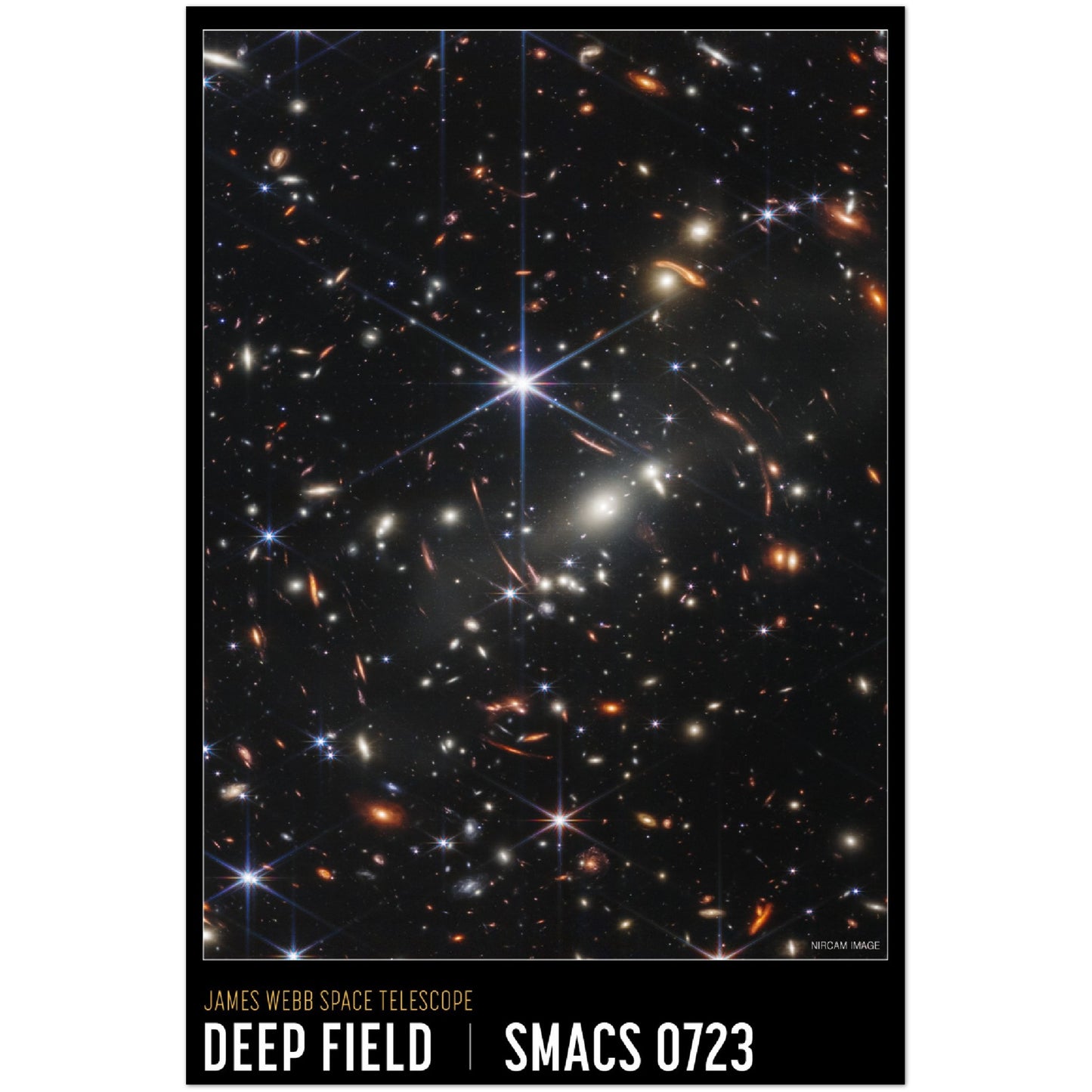 Webb's First Deep Field SMACS 0723 NASA’s James Webb Space Telescope plakat