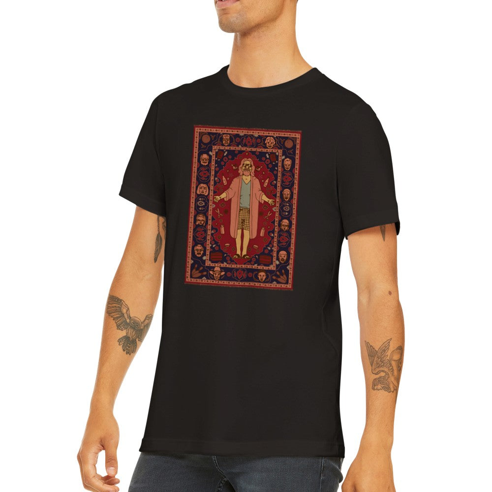 T-Shirt - Lebowski Artwork - The Rug - Premium Unisex T-Shirt