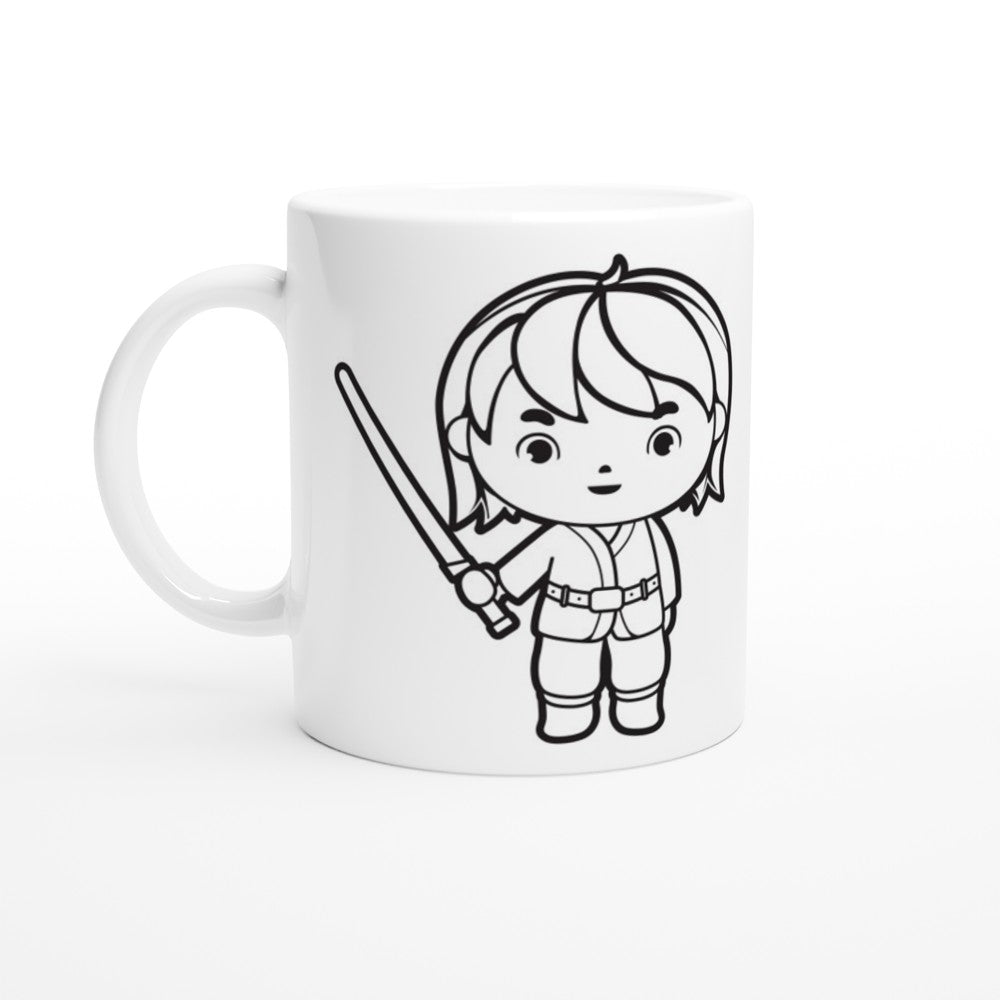 Becherfilm - Luke Skywalker Kid Cartoon Artwork