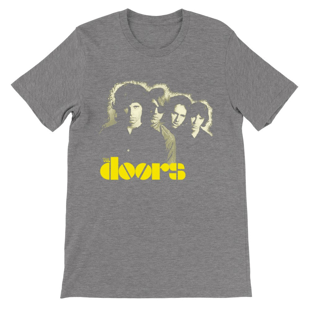 Music T-shirt - The Doors Artwork - Classic Art Premium Unisex T-shirt