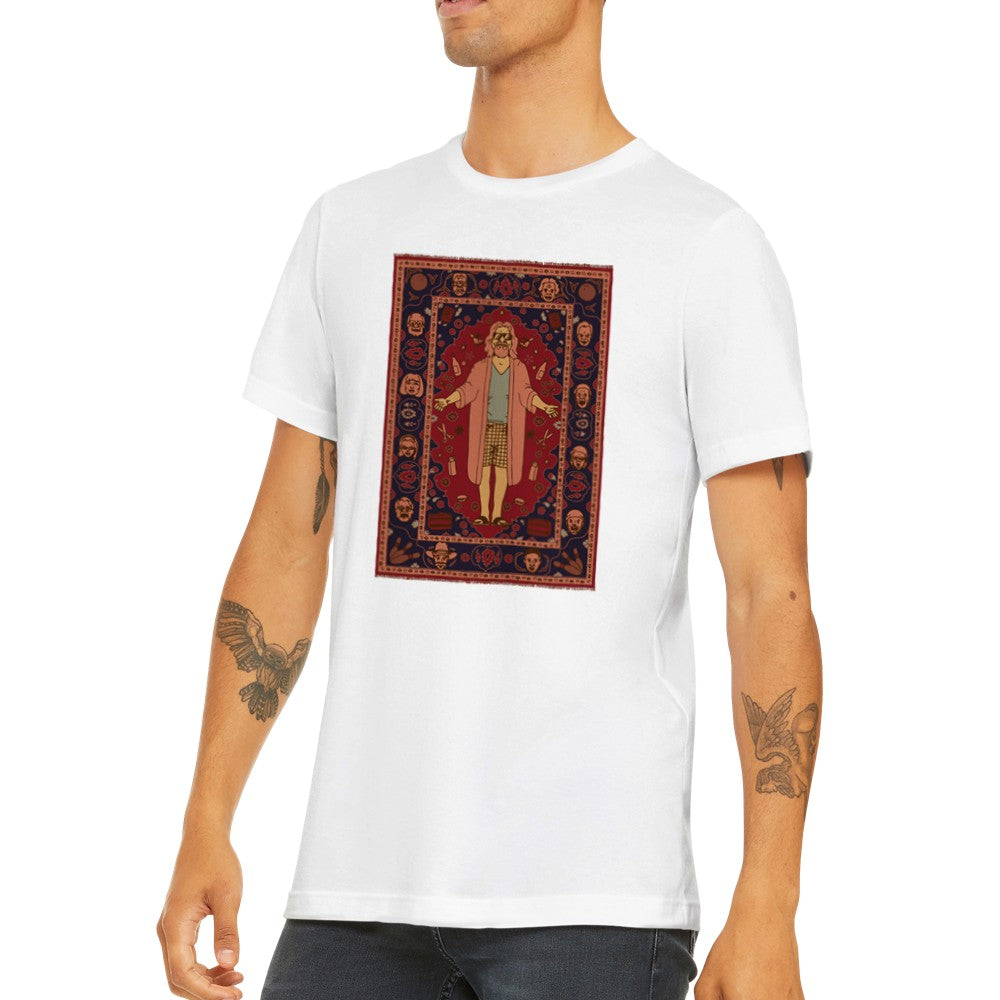 T-Shirt - Lebowski Artwork - The Rug - Premium Unisex T-Shirt