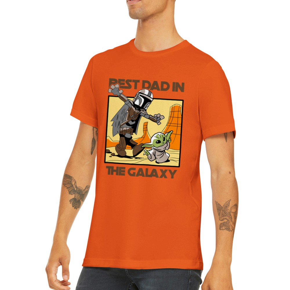 T-shirt - Funny Designs - Best Dad In The Galaxy Premium Unisex T-shirt