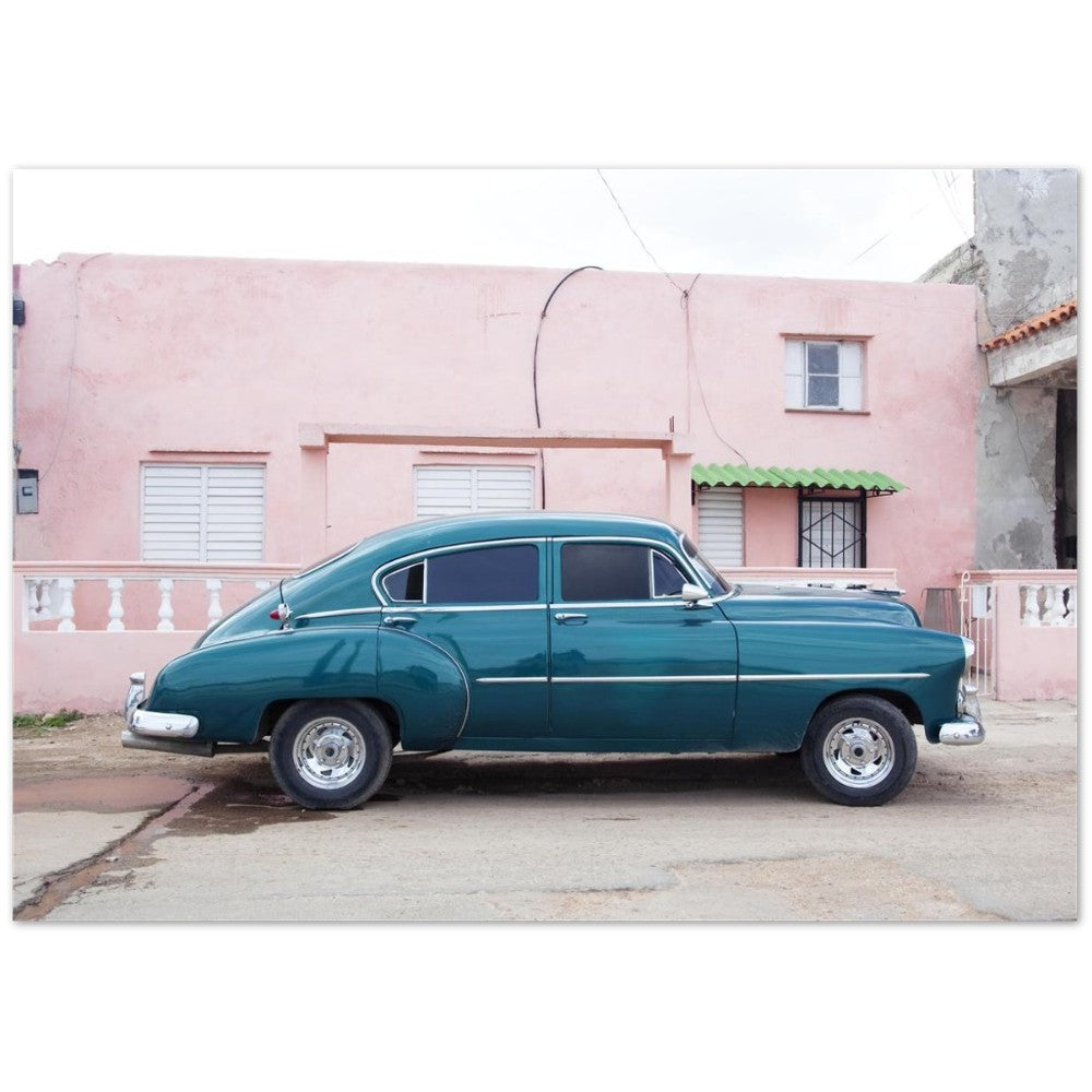 Poster - Vintage Car Havana Cuba - Classic Matte Museum Poster Paper