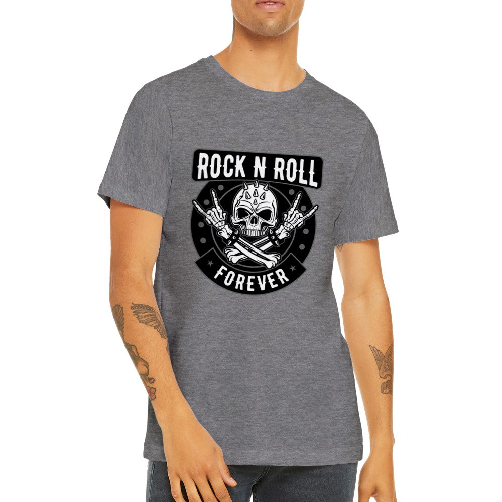 Music T-Shirts - Rock N Roll Forever - Premium Unisex T-shirt