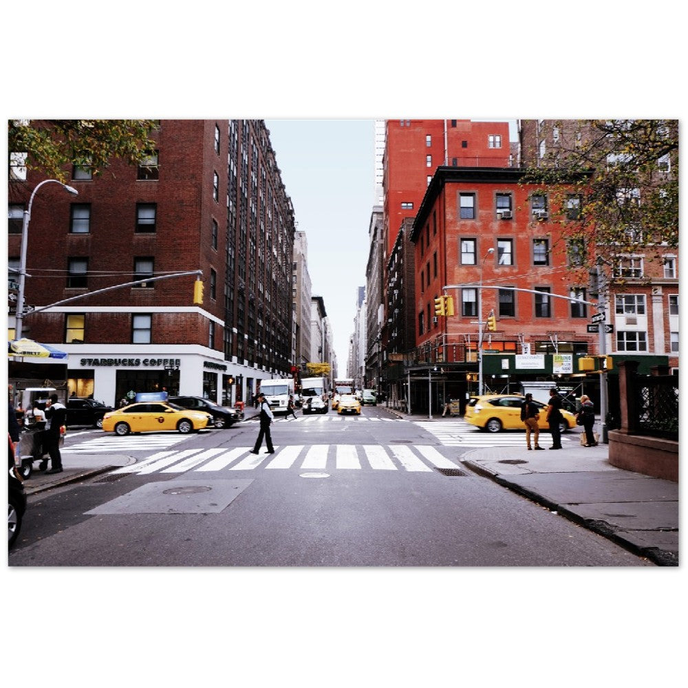 Poster – New York City Madison Avenue City Poster – hochwertiges mattes Papier 