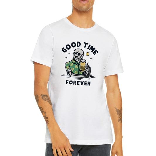 Sjove T-shirts - Øl - Good Times Forever - Premium Unisex T-shirt