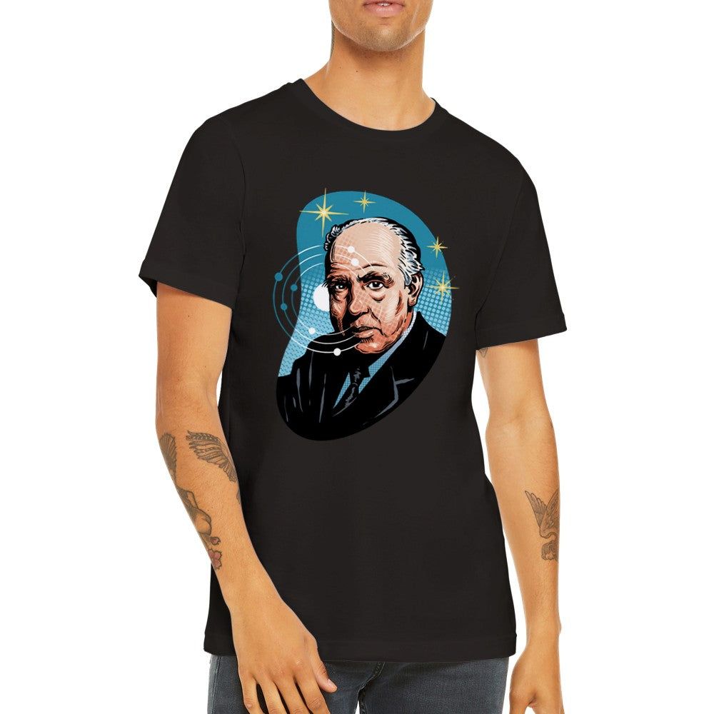 Celeb T-Shirts - Niels Bohr Artwork - Premium Unisex T-shirt