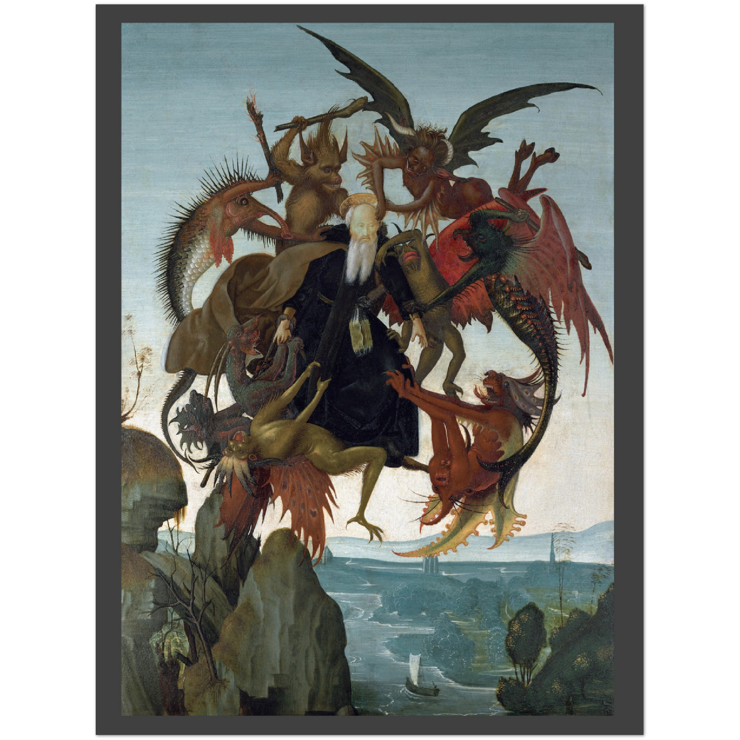 Poster - Michelangelo Buonarroti's The Torment of Saint Anthony - Premium Matte Poster Paper