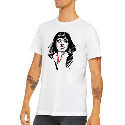 T-Shirt - Fiction Artwork - Mia Wallace Premium-Unisex-T-Shirt