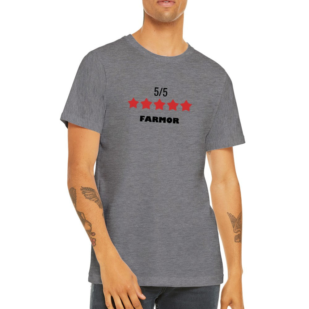 Lustige T-Shirts - 5 Sterne Oma - Premium Unisex T-Shirt 