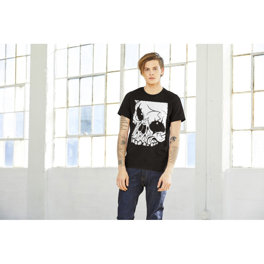 Artwork T-Shirts - Deamon Skull - Premium Unisex T-shirt