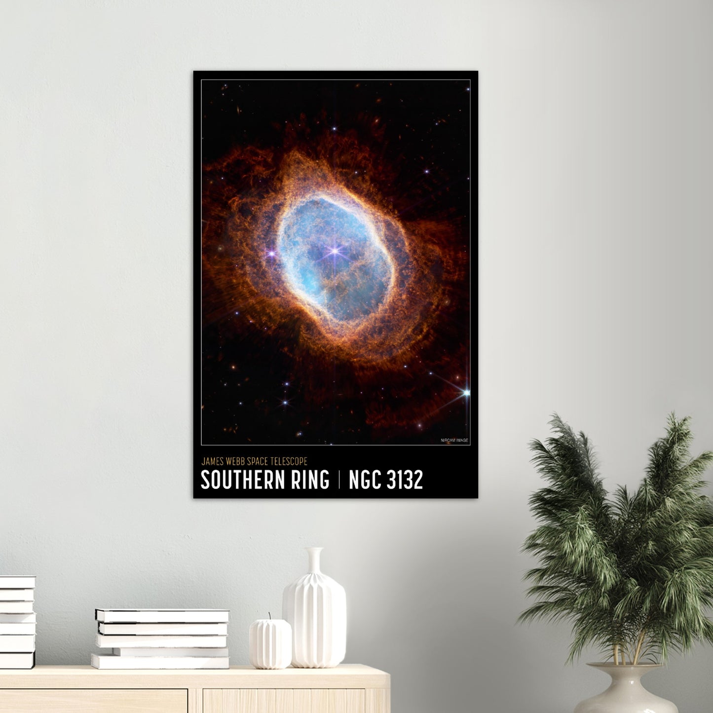 NASA-Poster – Southern Ring Nebula Poster vom James Webb Space Telescope der NASA