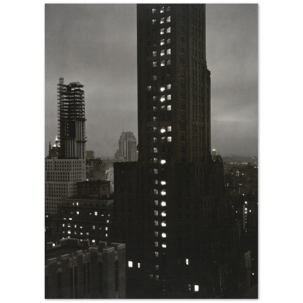 Poster - My Window at The Shelton New York (1931) Alfred Stieglitz
