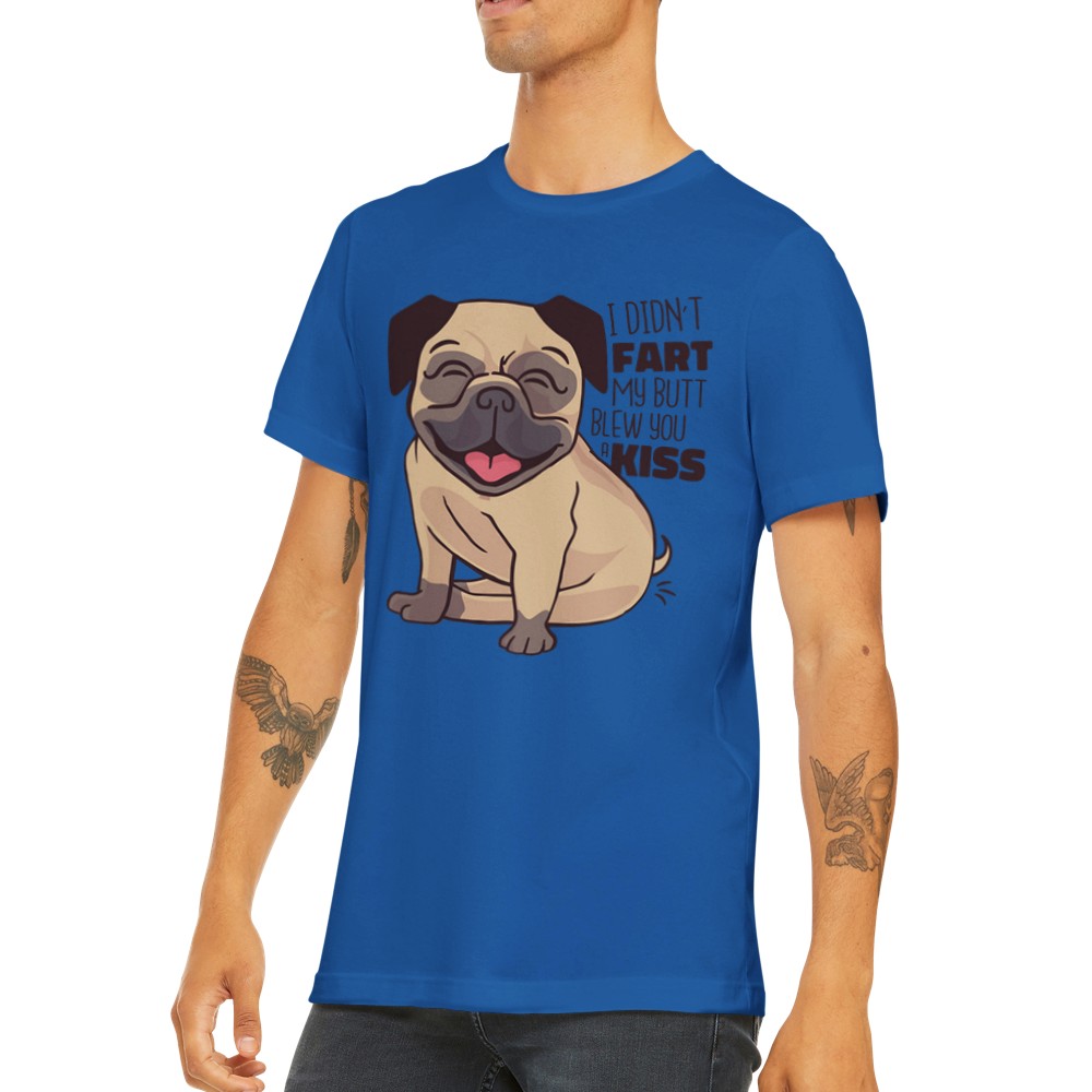 Quote T-shirt - Funny designs - French Bulldog I Didnt Speed ​​Premium Unisex T-shirt