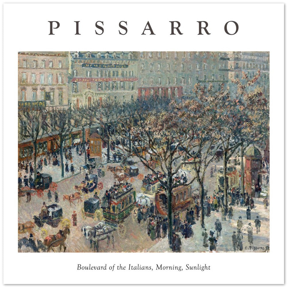 Poster - Camille Pissarro Boulevard of the Italians