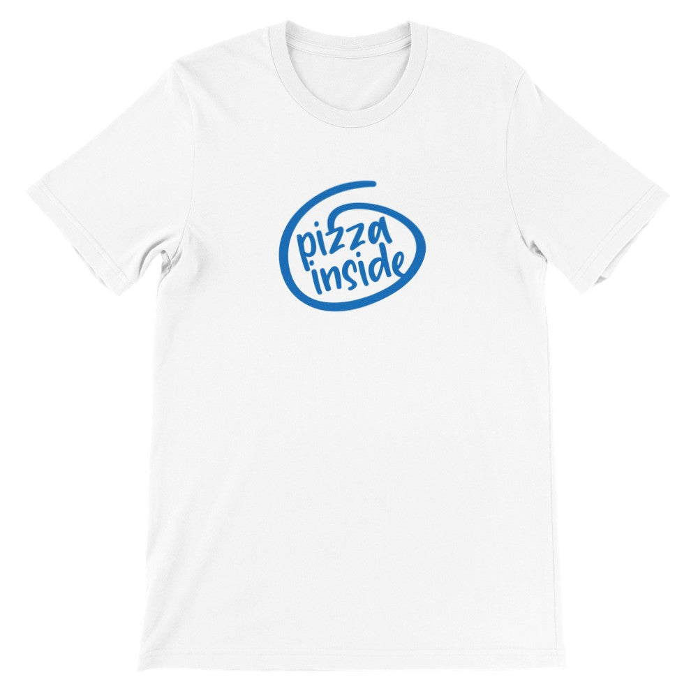 Lustige T-Shirts - Pizza Inside - Premium Unisex T-Shirt 