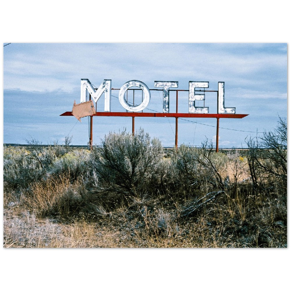 Poster - Motel Sign Grand Coulee Washington (2003) John Margolies