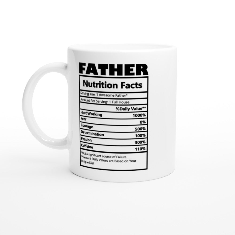 Krus - Sjove Far Citat - Father Nutrition Facts